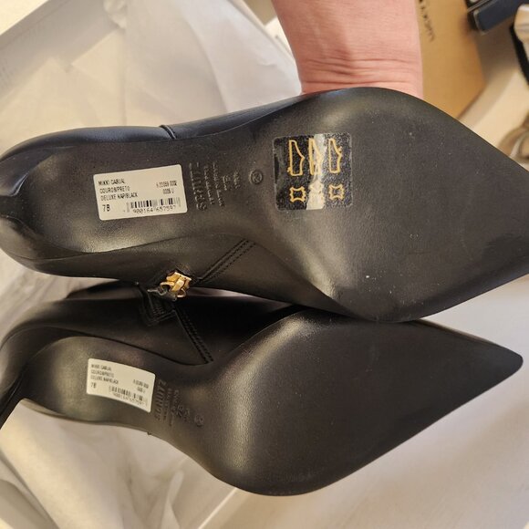 SCHUTZ Leather "Mikki" Point toe Booties. NIB. Size 7 - Picture 11 of 12